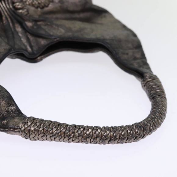 Salvatore Ferragamo Hand Bag Leather Gold Tone Auth bs15051 - Picture 7 of 16